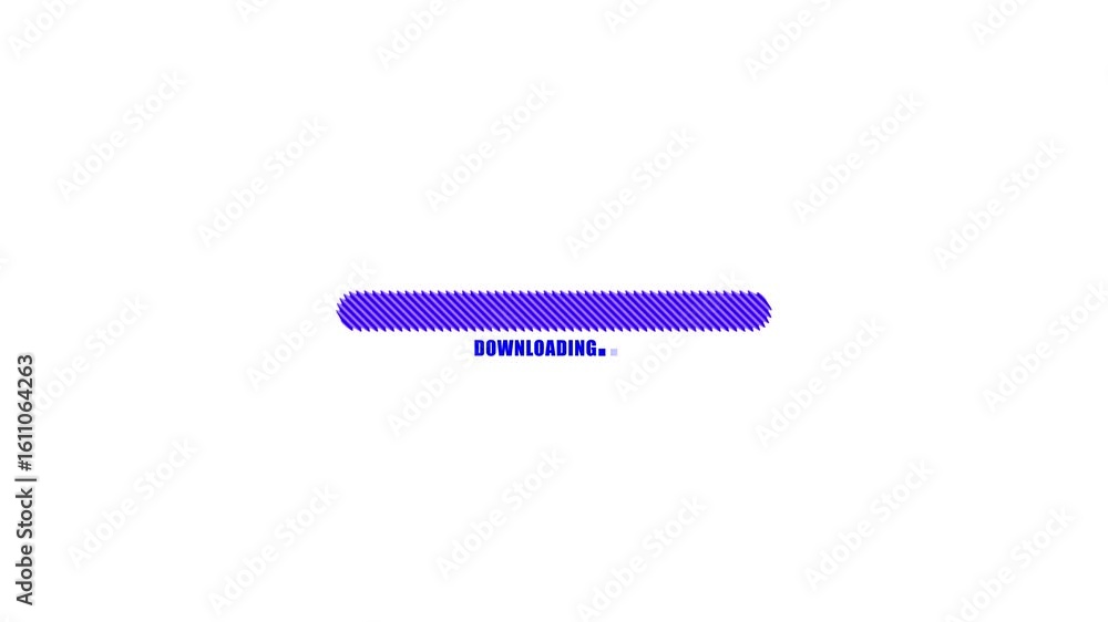 Poster loading bar icon animation. abstract glowing neon loading bar animation on black background. digital