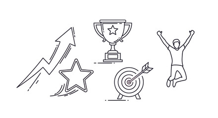 Abstract Geometric Shapes Vector Art Modern Minimalist Pattern