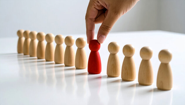 Recruitment selection talent management concept