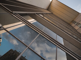 modern office building with glass windows