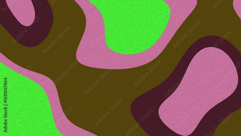 Aufkleber ombre abstracts liquid noise abstract topographic map-like design with flowing curves in shades of g