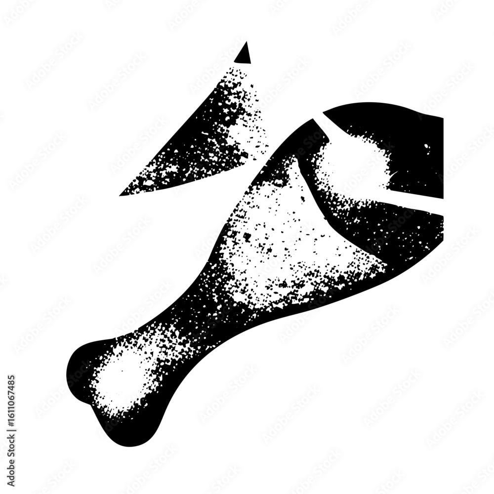 Poster vector abstract arrow pointing upwards formed from a stylized fish .