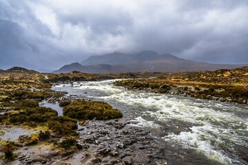 Sligachan Old Bridge, Isle of Skye, Scotland, UK