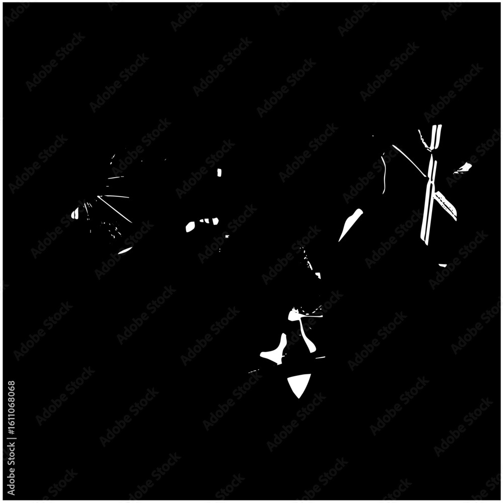 Poster vector stylized arrow with feather fletching and decorative details points upwards.