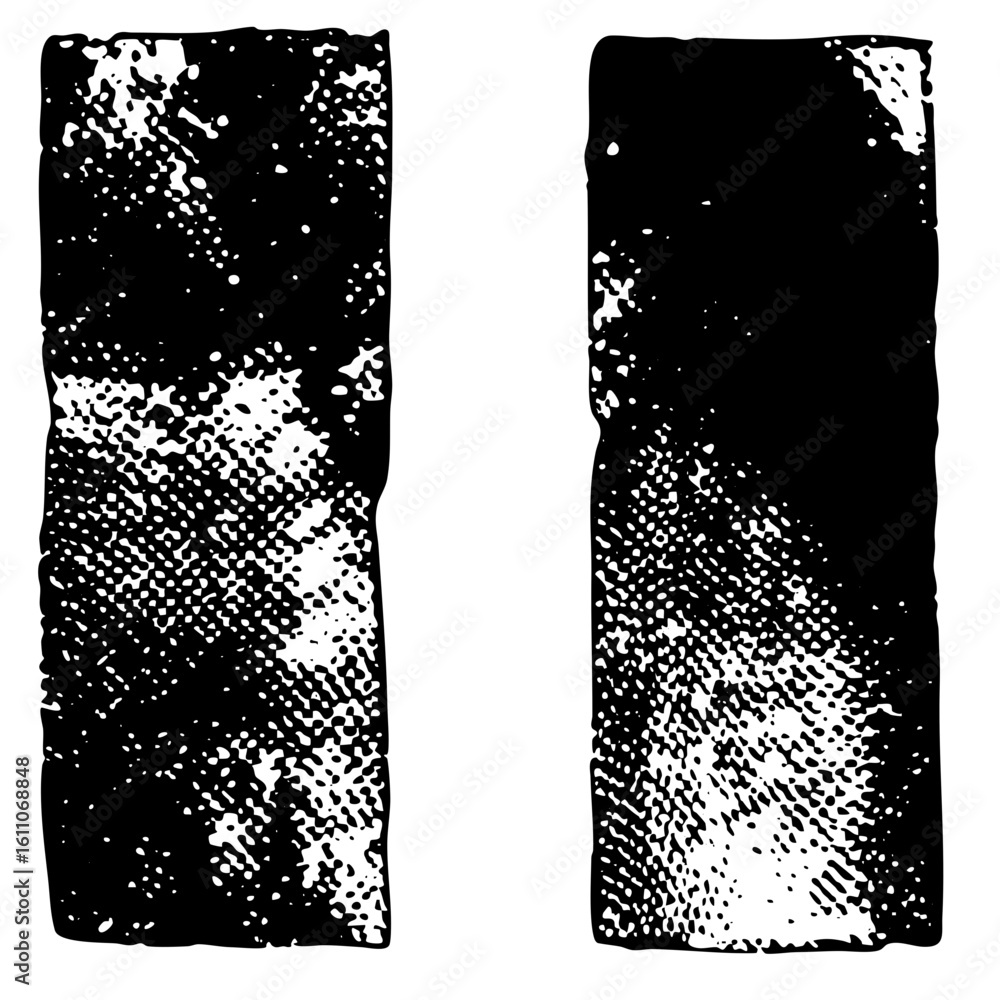 Poster vector abstract distressed rectangles with speckled texture.