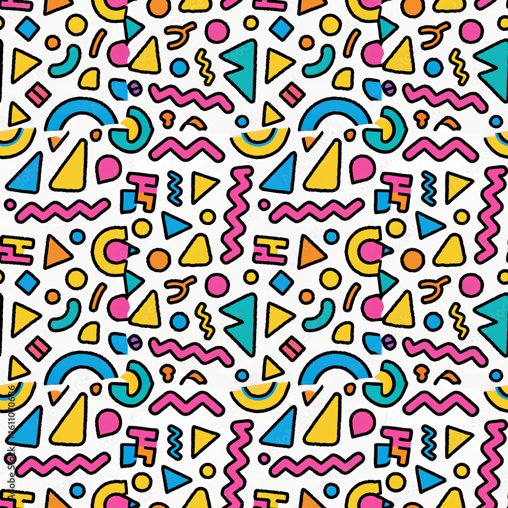 Poster geometric patterns add joy to creative projects