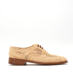 Chaussure Derby paille à la mode été