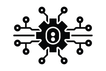 ai integration vector icon