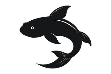 Fototapeta premium vector illustration of a cartoon shark