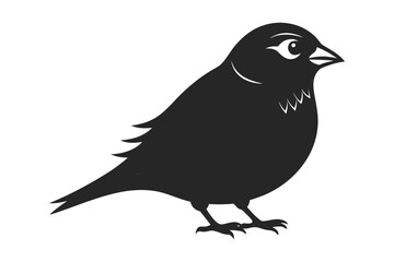 Obraz premium sparrow--black-illustration-silhouette-vector-o-01.eps