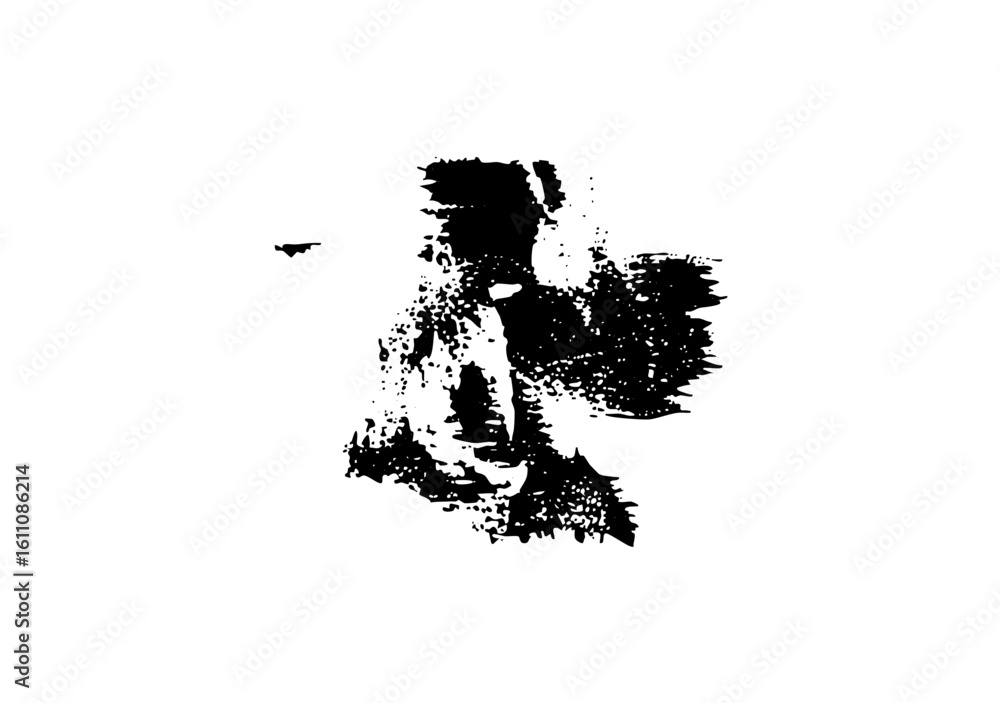 Poster vector abstract black featuring dynamic shapes and textures.