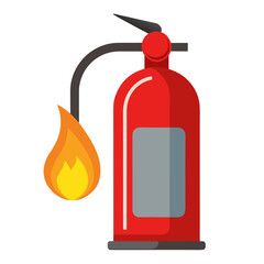 fire extinguisher vector