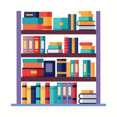 bookshelf with books