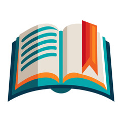 open book vector