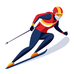 Fototapeta premium skier on a snowboard