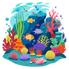 Obraz premium fish in aquarium