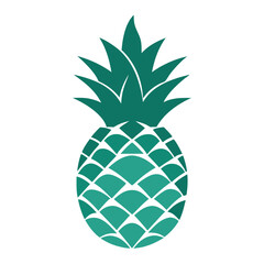 Obraz premium pineapple vector illustration