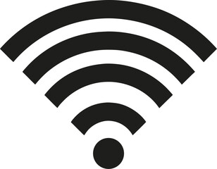    Modern flat vector icon Wi-Fi symbol