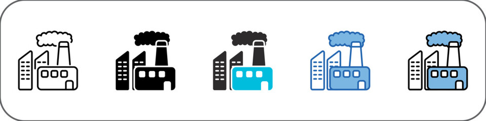 Industry Icon Pack Multistyle Illustration