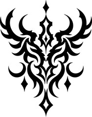 Tribal Dragon and Phoenix Tattoo Designs vector bundle