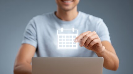 Embassy manager utilizing ai-powered scheduling software for efficiency