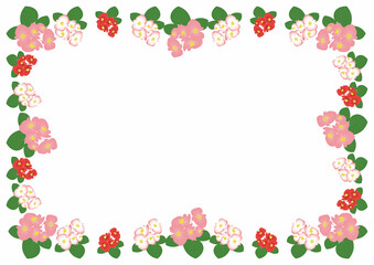 ベゴニアピンクフレーム