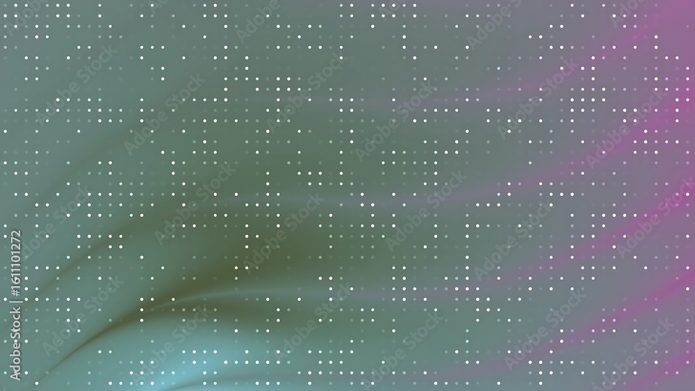 Poster prismatic abstracts twirls blink dot abstract background with a grid of white dots and subtle light 