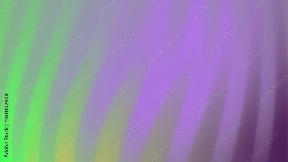 Poster desertcore abstracts twirls abstract gradient background with blurred lines of green, yellow, and pu