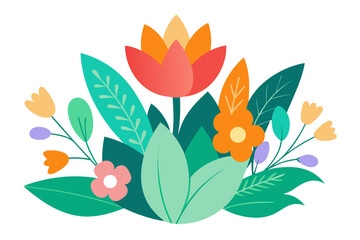 High-quality digital illustration of a fresh, ripe pineapple with vibrant yellow skin and lush green leaves, isolated on a clean white background. 