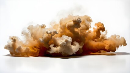 sea shell on a white background