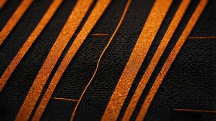 Bold Filament Bands in Gold and Orange