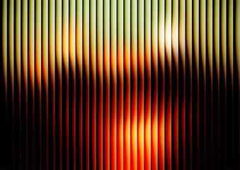 Dark abstract background with a rippled glass texture 