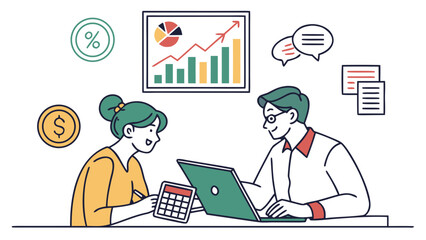 business people working together