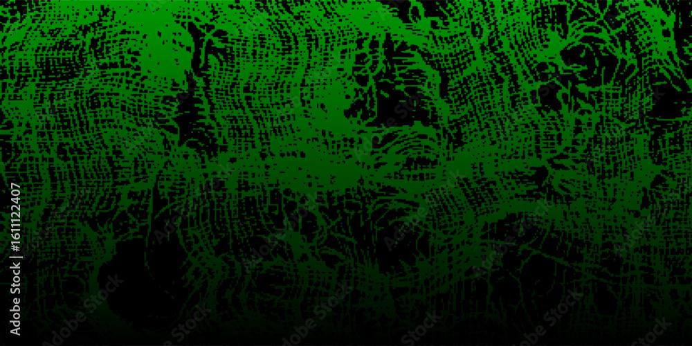 Poster dots halftone green color pattern gradient texture background.