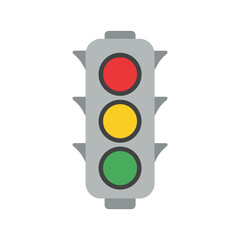 Traffic Light Illustration: Red, Yellow, Green