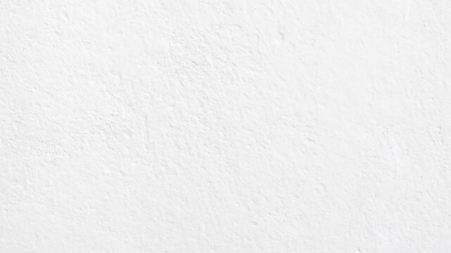 animated video of white rough surface concrete wall texture abstract background, 4k animation