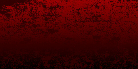 Red diagonal geometric shape with halftone. Modern fiber textured vector