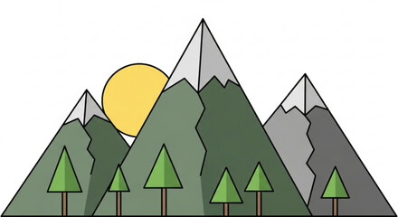 "Hill Vector Illustration"