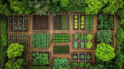 Urban agriculture: a glimpse into community gardening efforts.