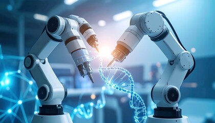 Robotic Arms Manipulating Dna Strand in Lab Environment