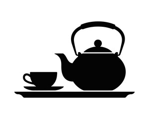 teapot and cup