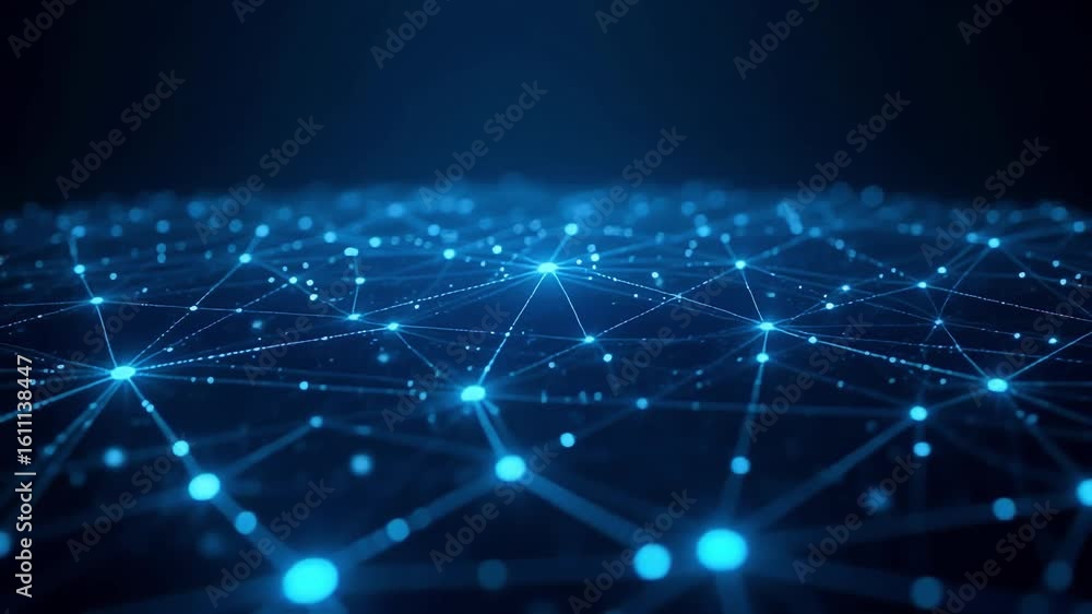 Aufkleber abstract network technology background digital connection future innovation concept