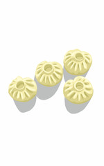 Steamed Dimsum Asian Healthy Food issolated on white 