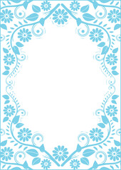 Beautiful flower art and mandala vector design