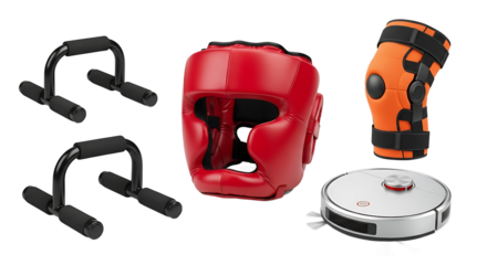 Essential Home Fitness Equipment and Smart Cleaning Device for a Healthier and More Organized Living Space