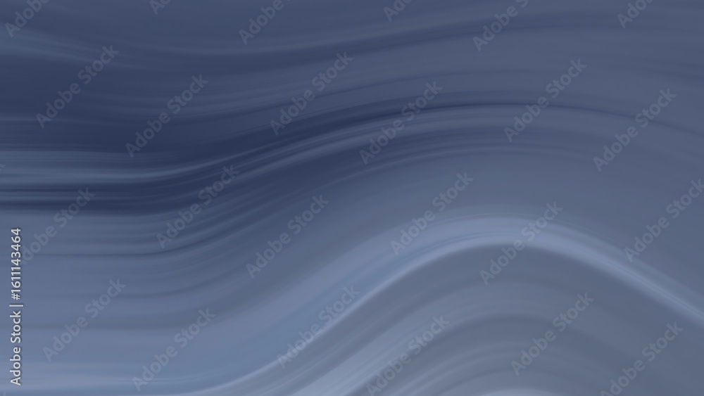 Poster desertcore blueberries abstract fluid waves pattern in shades of blue and gray creating a calming an