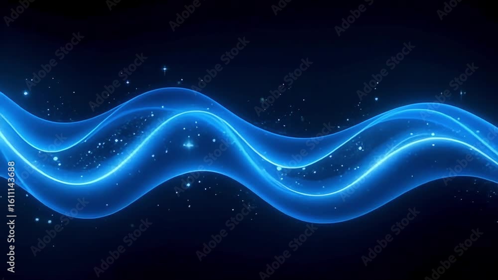 Aufkleber animated blue wave background for video editing and motion graphics design projects free to use now