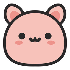 Cute character vector illustration