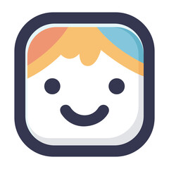 Fototapeta premium happy smiley face