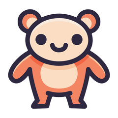 Obraz premium Cute character vector illustration